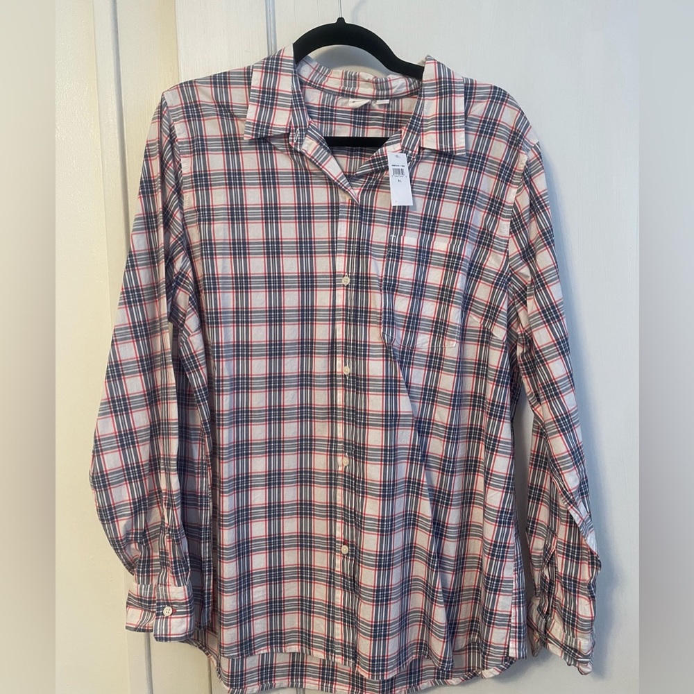 NWT Gap Plaid Button Down Shirt‎